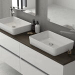 Πάγκος Ξύλου Θαλάσσης / Walnut LUXUS 160 White – 1