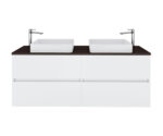 Κρεμαστή βάση επίπλου – 4 συρτάρια LUXUS 160 White – 1