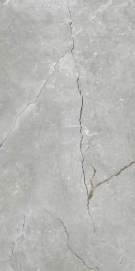 Close-up of a gray cracked concrete surface with a prominent vertical crack and smaller fissures.
