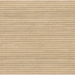 Close-up of light brown wooden planks with evenly spaced horizontal grooves and a smooth texture.