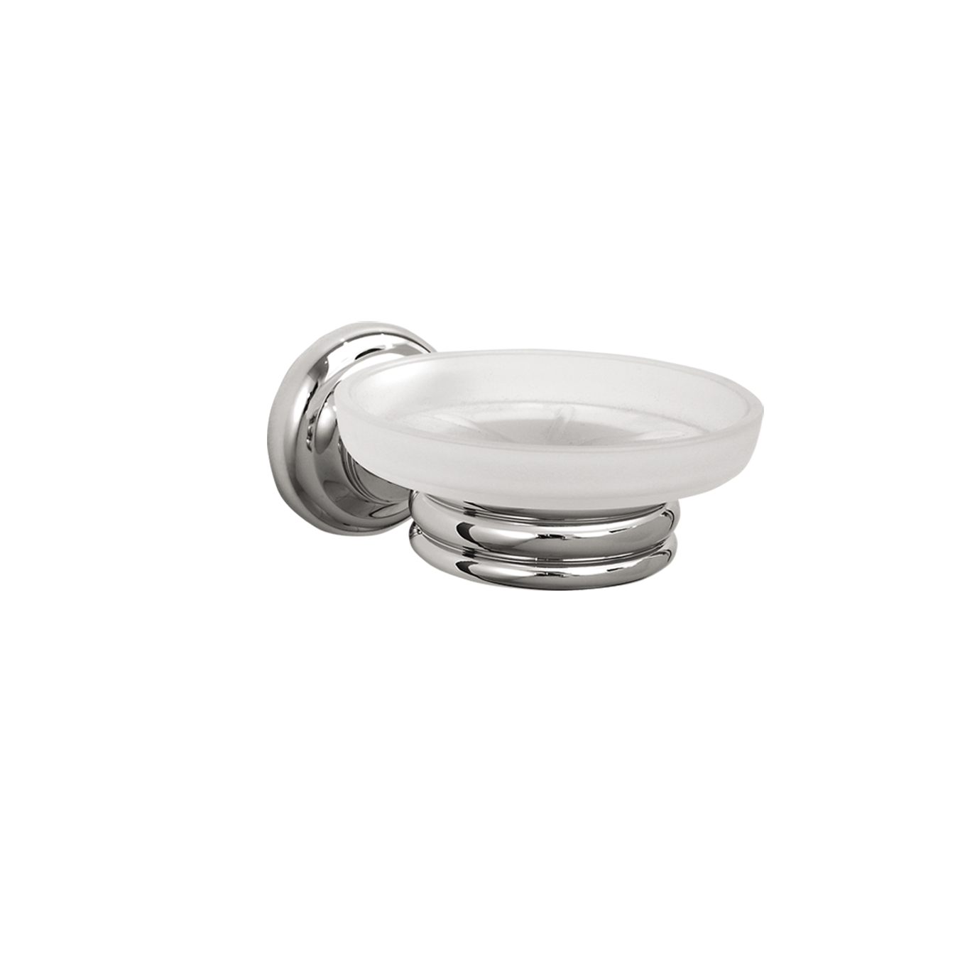 06_retro_soap_dish_holder-b 1 - Τσιντώνης Πλακάκια Chrome wall-mounted soap dish with a frosted glass tray