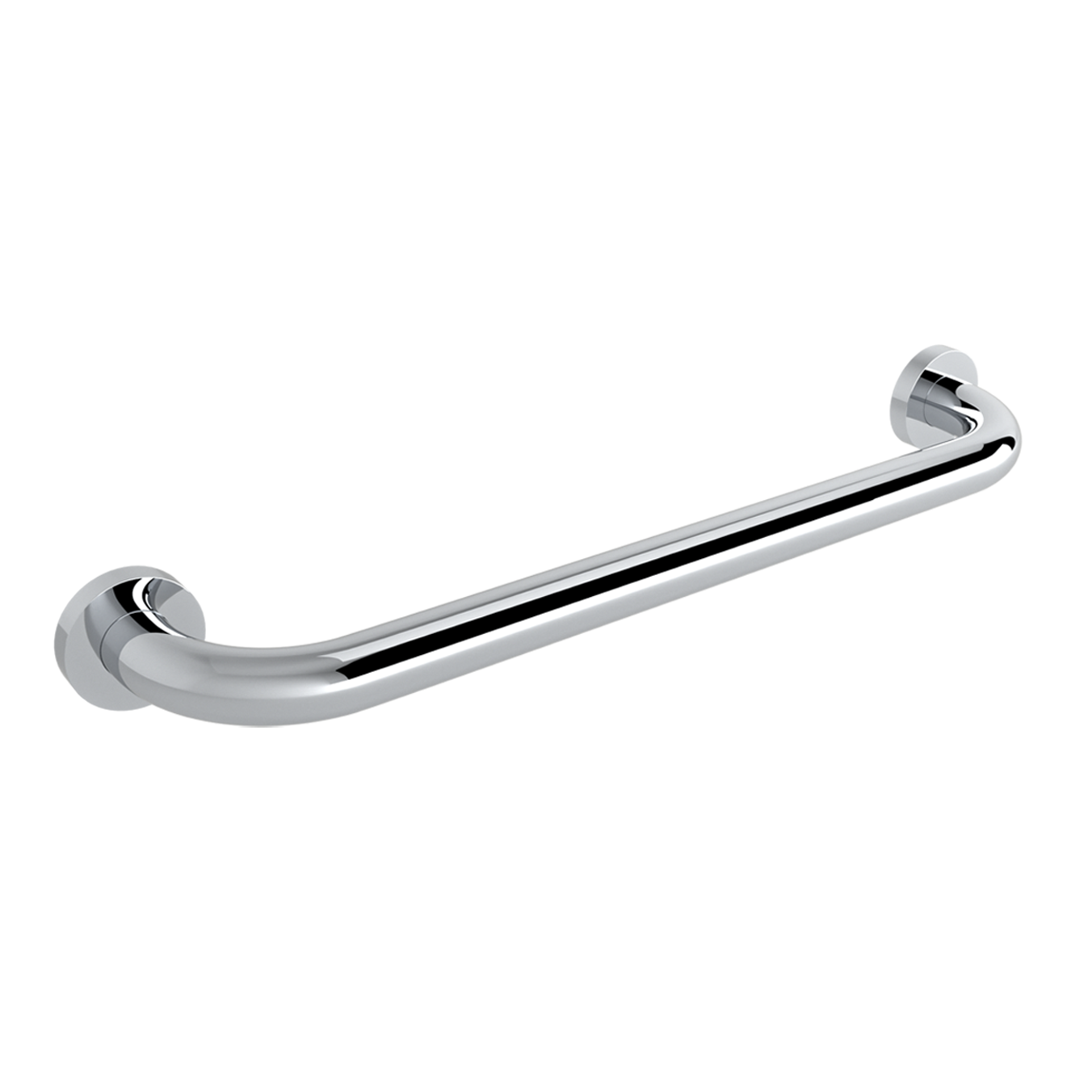 40cm-grab-bar - Τσιντώνης Πλακάκια Chrome wall-mounted grab bar, safety handrail for bathrooms